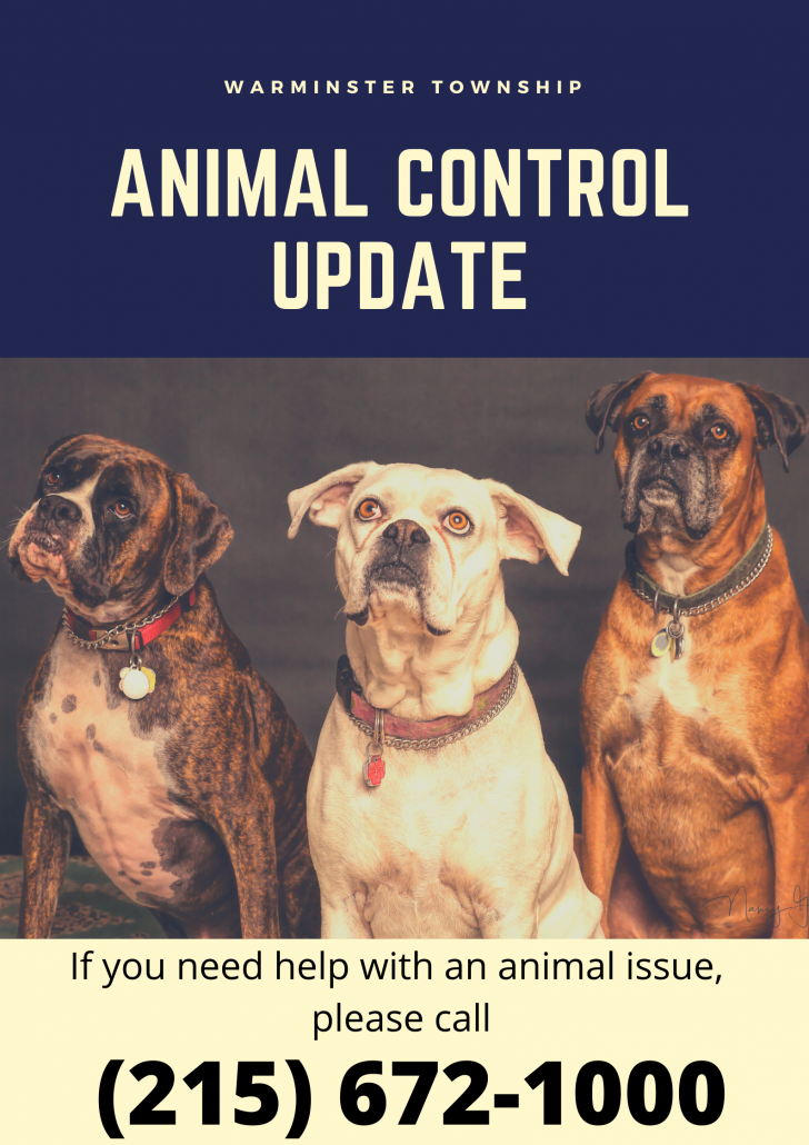 Animal Control Update - Warminster Township